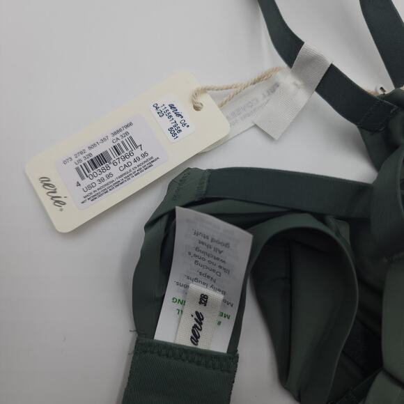 Aerie SMOOTHEZ Unlined Full Coverage Bra in Royal Palm Size 32B - Picture 7 of 9
